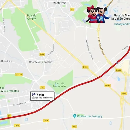 Διαμέρισμα Mamatan Dineyland Paris Disneyland Paris